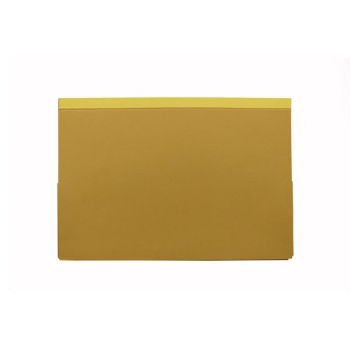 Exacompta Guildhall Double Pocket Wallet 315gsm Yellow A4/Foolscap (Pack of 25) 218-YLWZ