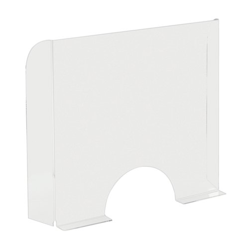 Exacompta Sneeze Guard Cashier Protection Stand 95x68cm 80058D