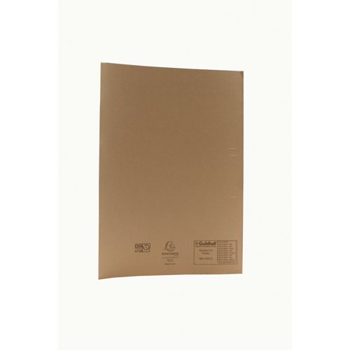 Exacompta Guildhall Square Cut Folder 315gsm Foolscap Buff (Pack of 100) FS315-BUFZ