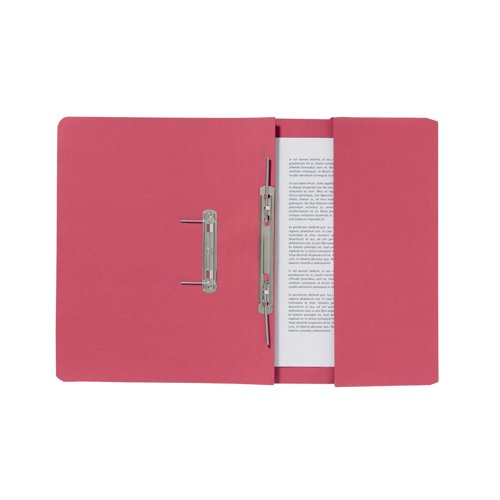 Exacompta Guildhall Pocket Spiral File 285gsm Red (Pack of 25) 347-REDZ | Exacompta