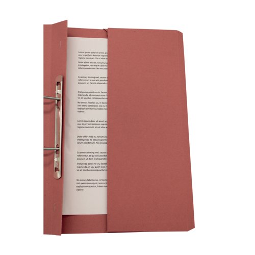 Exacompta Guildhall Pocket Spiral File 285gsm Red (Pack of 25) 347-REDZ