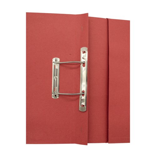 Exacompta Guildhall Pocket Spiral File 285gsm Red (Pack of 25) 347-REDZ