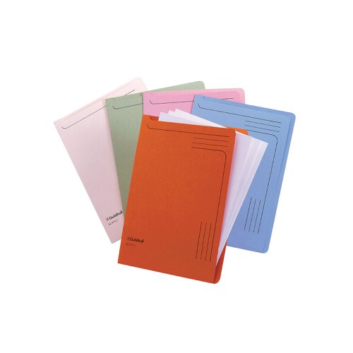 Exacompta Guildhall Slipfile Manilla 230gsm Assorted (Pack of 50) 4600Z