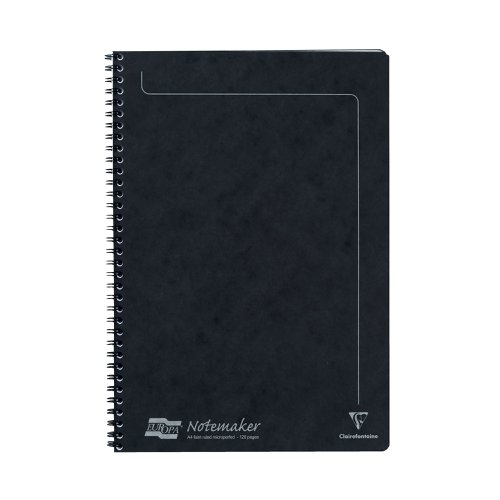 Clairefontaine Europa Notemakers Notebook A4 Black (Pack of 10) 4862