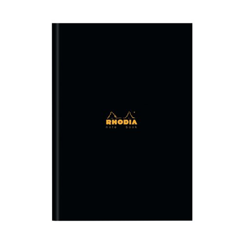 Rhodia Business Book A4 Casebound Hardback 192 Pages Black (3 Pack) 119230C | GH15278 | Clairefontaine