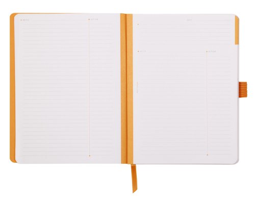 Clairefontaine Rhodiarama Italian Leatherette Meeting Book A5+ Black 117782C | Clairefontane