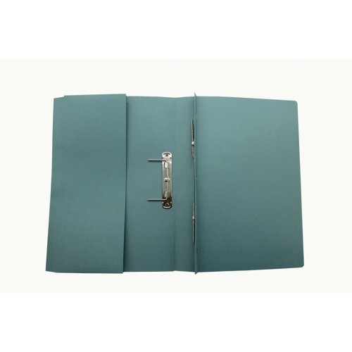 Exacompta Guildhall Transfer Spiral Pocket File 315gsm Foolscap Blue (Pack of 25) 349-BLU