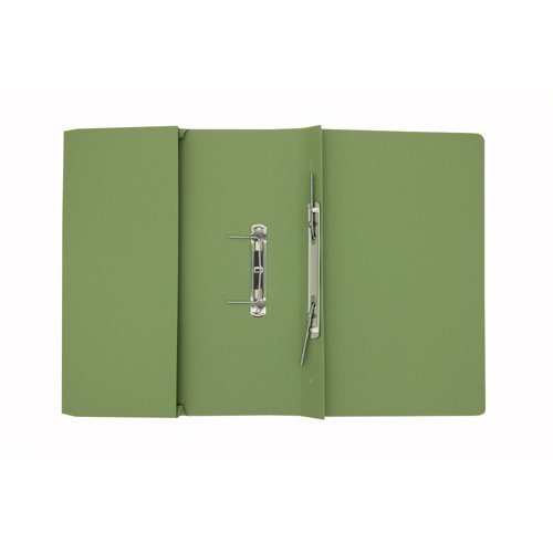 Exacompta Guildhall Transfer Spiral Pocket File 315gsm Foolscap Green (Pack of 25) 349-GRN