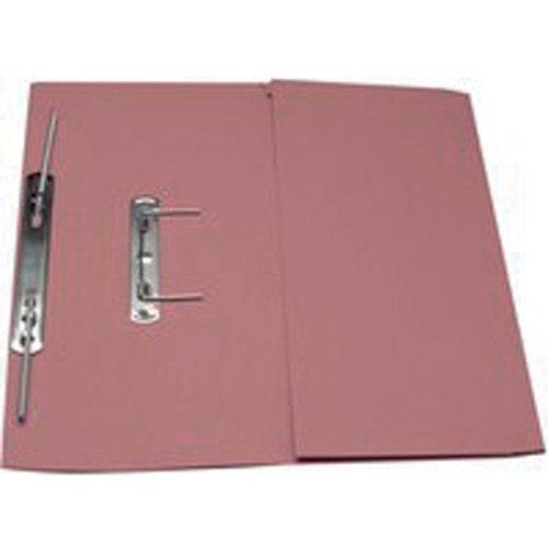 Exacompta Guildhall Transfer Spiral Pocket File 315gsm Foolscap Pink (Pack of 25) 349-PNK