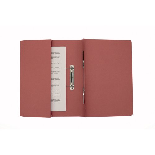 Exacompta Guildhall Transfer Spiral Pocket File 315gsm Foolscap Pink (Pack of 25) 349-PNK