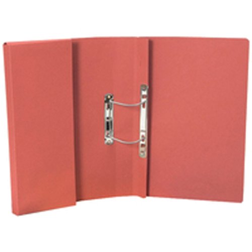 Exacompta Guildhall Transfer Spiral Pocket File 315gsm Foolscap Red (Pack of 25) 349-RED
