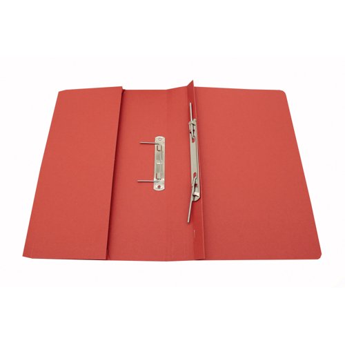 Exacompta Guildhall Heavyweight Transfer Spiral Pocket File Foolscap Red (Pack of 25) 211/6005