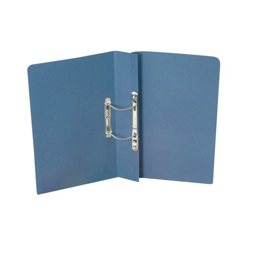 Exacompta Guildhall Heavyweight Transfer Spiral File 420gsm Foolscap Blue (Pack of 25) 211/7000