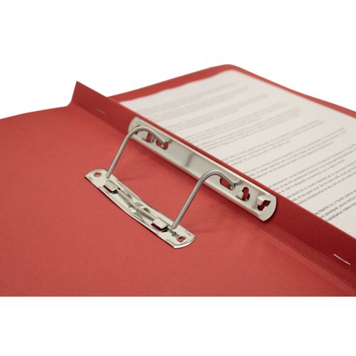 Exacompta Guildhall Heavyweight Transfer Spiral File 420gsm Foolscap Red (Pack of 25) 211/7005