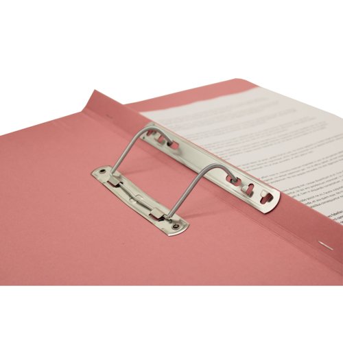 Exacompta Guildhall Heavyweight Transfer Spiral File 420gsm Foolscap Pink (Pack of 25) 211/7006