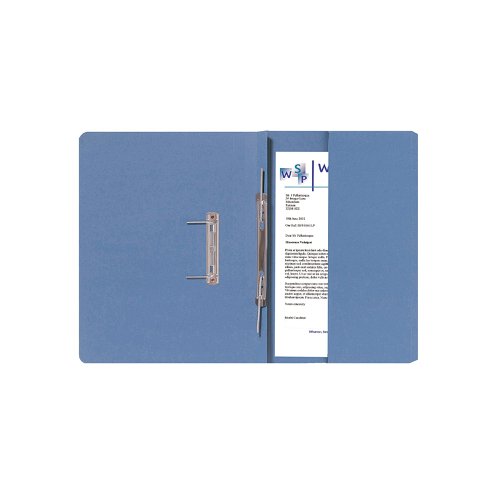 Exacompta Guildhall Right Hand Transfer Spiral Pocket File Foolscap Blue (Pack of 25) 211/9060Z | Exacompta