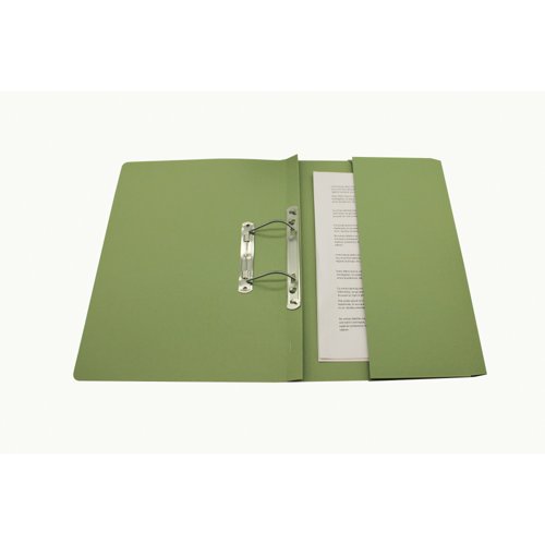 Exacompta Guildhall Right Hand Transfer Spiral Pocket File Foolscap Green (Pack of 25) 211/90662Z