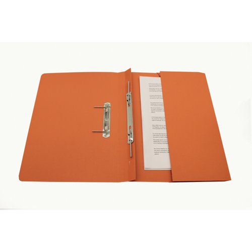 Exacompta Guildhall Right Hand Transfer Spiral Pocket File Foolscap Orange (Pack of 25) 211/9063Z