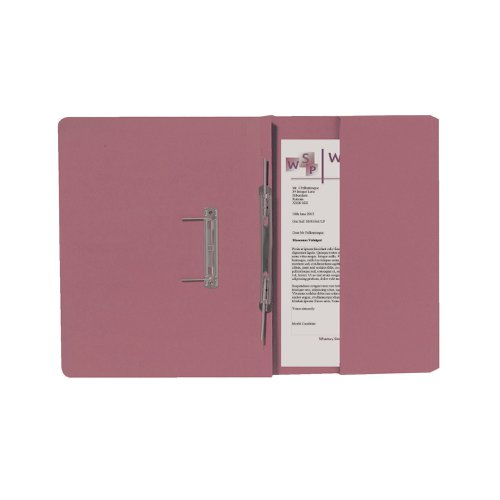 Exacompta Guildhall Right Hand Transfer Spiral Pocket File Foolscap Pink (Pack of 25) 211/9064Z | Exacompta