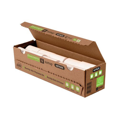 Exacompta SumUp Zero Plastic Receipt Roll 57x30mmx9m (Pack of 20) 40762E