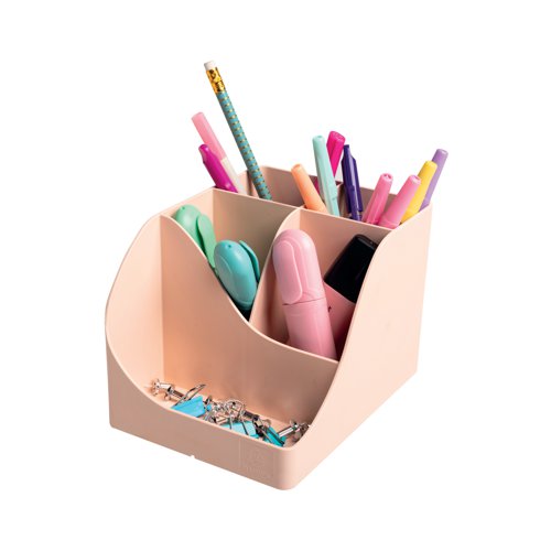 Exacompta Skandi Recycled Plastic PenWave Pen Pot Nude 69531D | Exacompta