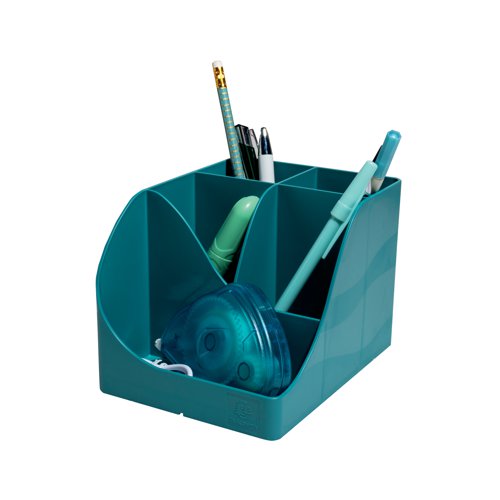 Exacompta Skandi Recycled Plastic PenWave Pen Pot Pacific Blue 69534D | Exacompta