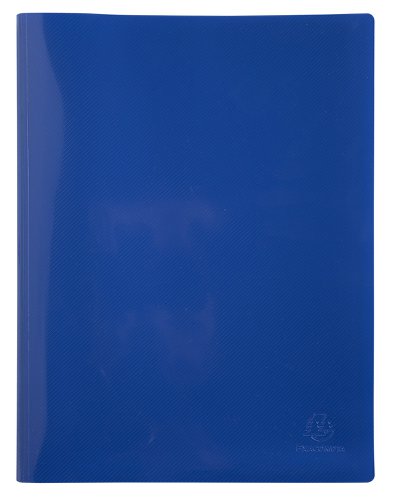 Exacompta Bee Blue Display Book 40 Pocket PP A4 Assorted (Pack of 12) 88130E