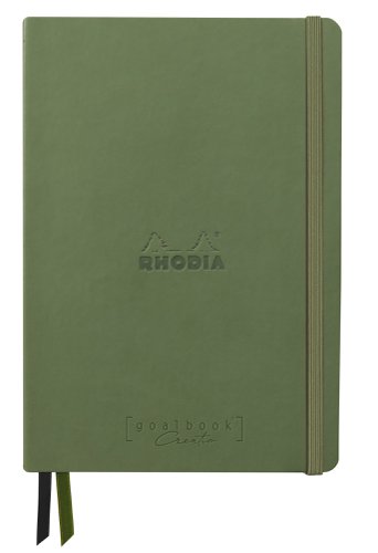 Clairefontaine Rhodiarama Creation Dot Goalbook A5 Sage 194445C | GH94445 | Clairefontane