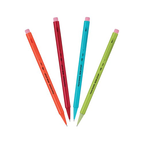 PaperMate Non-Stop Automatic Mechanical Pencils 0.7 HB Neon (Pack of 12) 1906125 | Newell Brands