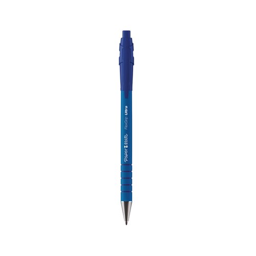 PaperMate Flexgrip Retractable Ballpoint Pen Blue Pack of 2 2027754