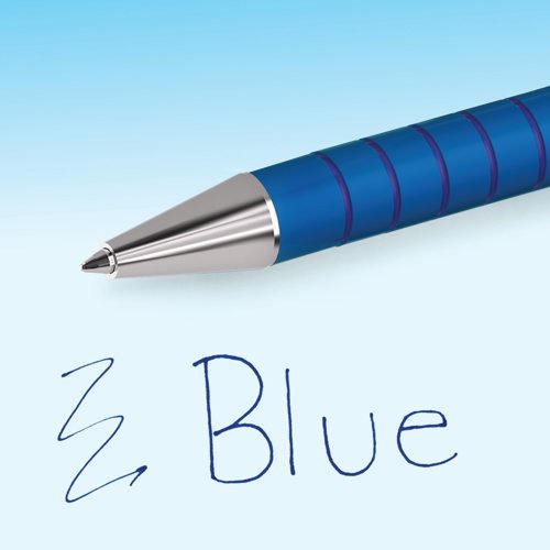 PaperMate Flexgrip Retractable Ballpoint Pen Blue Pack of 2 2027754
