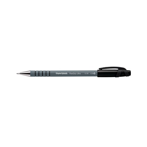 PaperMate Flexgrip Ultra Ballpoint Pen Medium Black (Pack of 12) S0190113