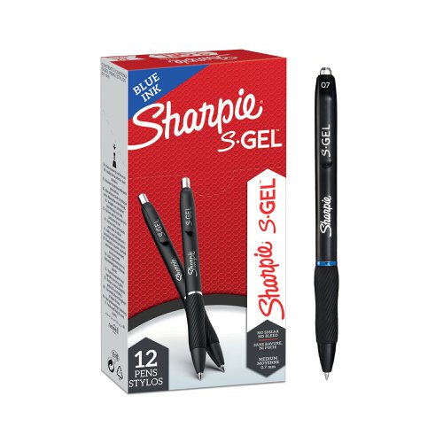 Sharpie S Gel Pen Blue (Pack of 12) 2136600