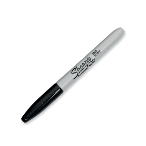 Sharpie Permanent Markers Fine Black (Pack of 24) 2077128 Permanent Markers GL77128