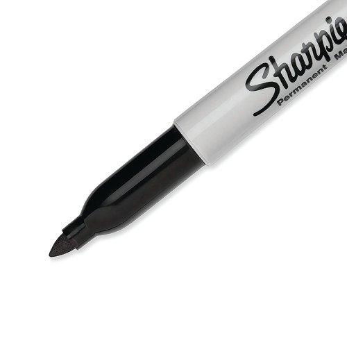 Sharpie Permanent Markers Fine Black (Pack of 24) 2077128 Permanent Markers GL77128