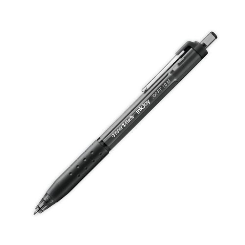 PaperMate Inkjoy 300 Retractable Ballpoint Pen Medium Black (Pack of 12) S0959910