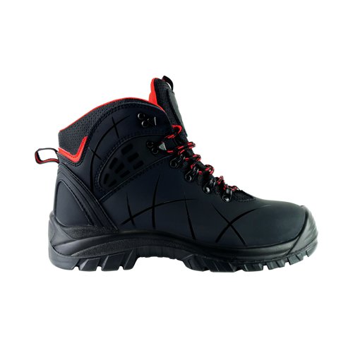 Tuffking Synapse Safety Hiker Boot Steel Toe Cap Black 10