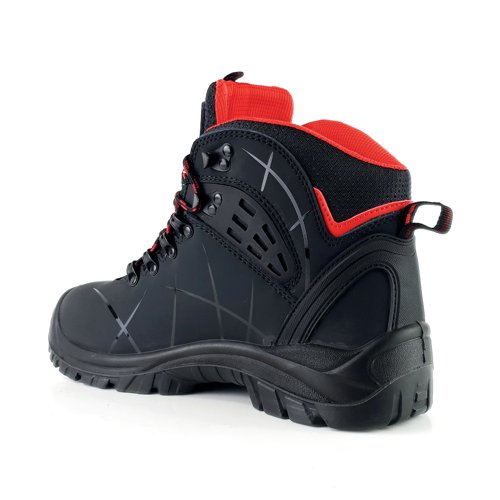 Tuffking Synapse Safety Hiker Boot Steel Toe Cap Black 10