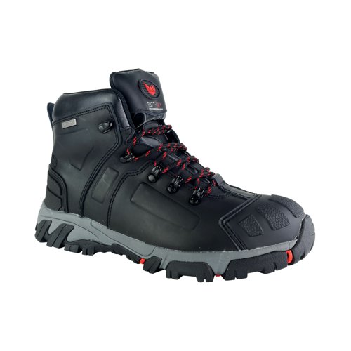 Tuffking Viking Safety Hiker Boot Black 10