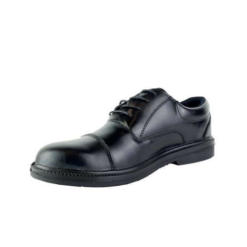 Samson Oxford Safety Shoe Steel Toe Cap Black 08