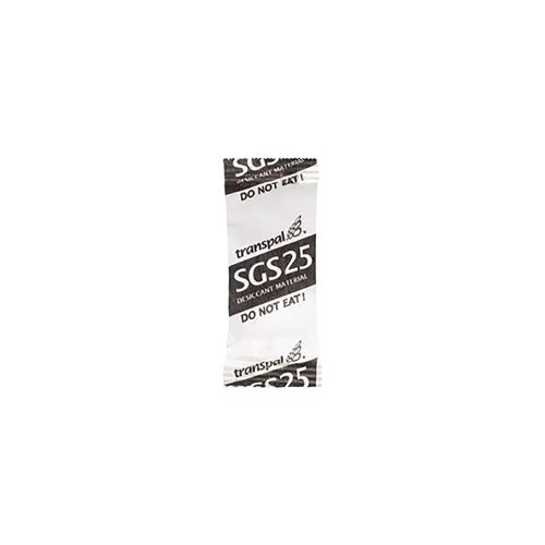 Silica Gel Sachets 25gm (Pack of 500) SGS25 | Transpal