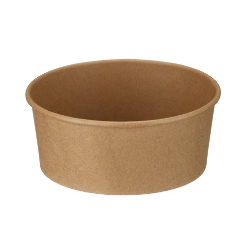 Round Kraft Bowl PE Lined 750ml Kraft (Pack of 300) D48001