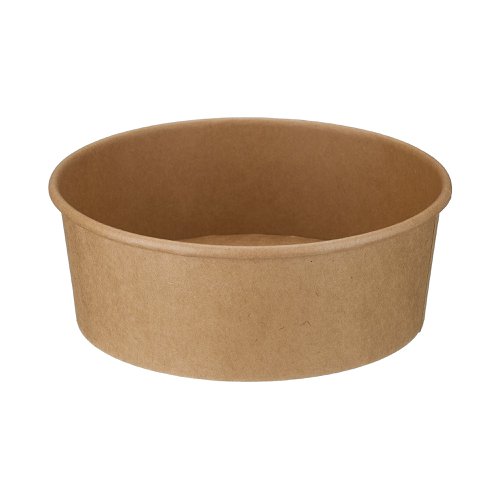 Round Kraft Bowl PE Lined 1300ml Kraft (Pack of 300) D48003 | Go-Pak Group