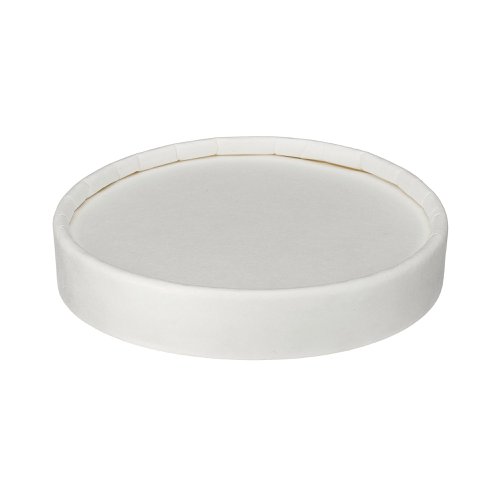 Soup Cup Lid PP Lined 8 to 12oz White (Pack of 500) D46012 | Go-Pak Group