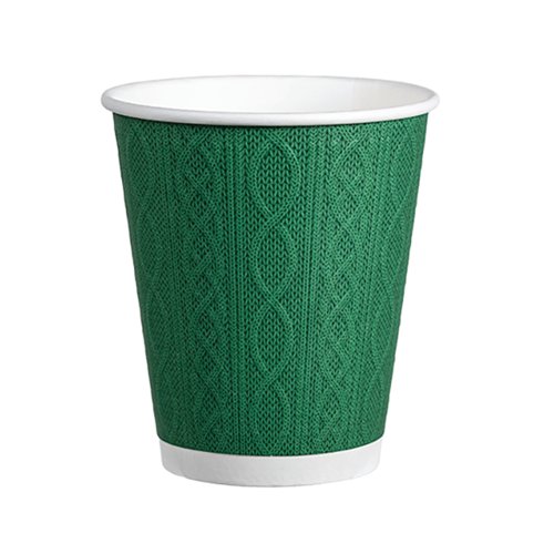 Go-Pak Embossed Xmas Jumper Cup 10oz Assorted Pack of 500 XD04073XM