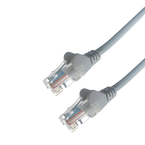 This Connekt Gear network cable is rated for Gigabith Ethernet (up to 1 Gbit/s), with Category 6 cable. The design features moulded plastic connectors with a snagless boot to protect the clip from damage. This cable conforms to RoHS and REACH standards, with LSZH (Low Smoke Zero Halogen) construction for fire safety.