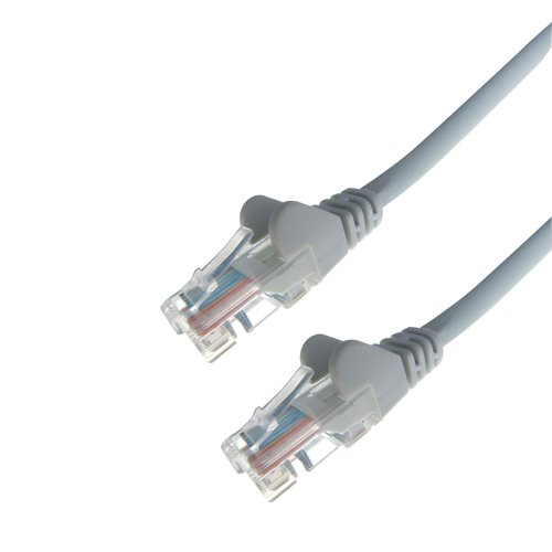 This Connekt Gear network cable is rated for Gigabith Ethernet (up to 1 Gbit/s), with Category 6 cable. The design features moulded plastic connectors with a snagless boot to protect the clip from damage. This cable conforms to RoHS and REACH standards, with LSZH (Low Smoke Zero Halogen) construction for fire safety.