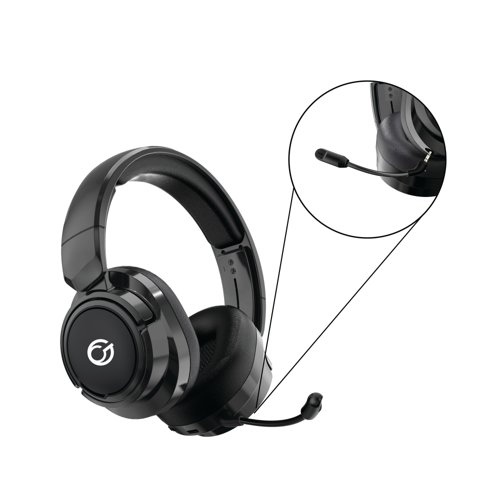 Connekt Gear 2.4 Ghz Wireless Headset With Detachable Mic And USB A/C Dongle 24-1534