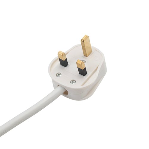 connektgear UK 6Way Mains Power Surge Protected Extension 2m 27-6020s