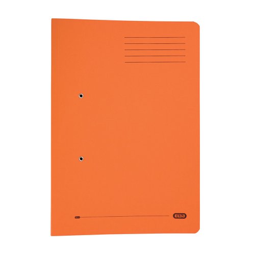 Elba Spring Pocket File Mediumweight Foolscap Orange (Pack of 25) 100090148 | Hamelin